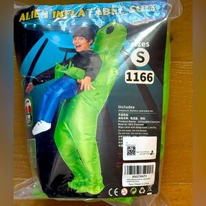 COPY - Kids Alien Inflatable Suit Small EUC